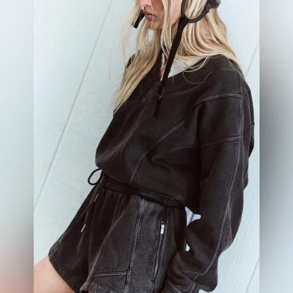 Free People Intercept Long Sleeve Romper - Picture 6 of 14